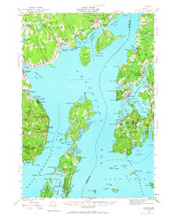 Download a high-resolution, GPS-compatible USGS topo map for Castine, ME (1967 edition)