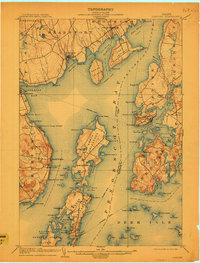 Download a high-resolution, GPS-compatible USGS topo map for Castine, ME (1909 edition)