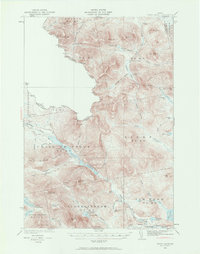 Download a high-resolution, GPS-compatible USGS topo map for Chain Lakes, ME (1961 edition)