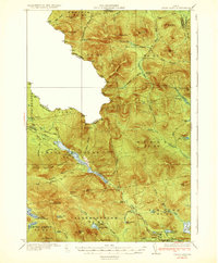 Download a high-resolution, GPS-compatible USGS topo map for Chain Lakes, ME (1935 edition)