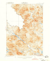 Download a high-resolution, GPS-compatible USGS topo map for Chain Lakes, ME (1945 edition)
