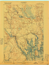 Download a high-resolution, GPS-compatible USGS topo map for Cherryfield, ME (1917 edition)