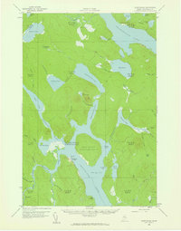 preview thumbnail of historical topo map of Piscataquis County, ME in 1958