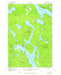 Download a high-resolution, GPS-compatible USGS topo map for Chesuncook, ME (1964 edition)