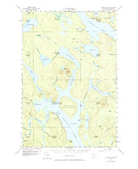 Download a high-resolution, GPS-compatible USGS topo map for Chesuncook, ME (1972 edition)