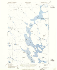 Download a high-resolution, GPS-compatible USGS topo map for Churchill Lake, ME (1956 edition)