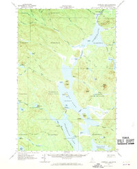Download a high-resolution, GPS-compatible USGS topo map for Churchill Lake, ME (1970 edition)