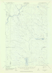 Download a high-resolution, GPS-compatible USGS topo map for Clayton Lake, ME (1956 edition)