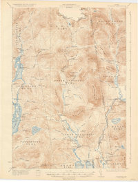 preview thumbnail of historical topo map of Oxford County, ME in 1935