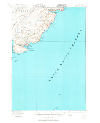 Download a high-resolution, GPS-compatible USGS topo map for Cutler, ME (1965 edition)