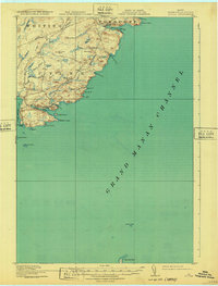 Download a high-resolution, GPS-compatible USGS topo map for Cutler, ME (1932 edition)
