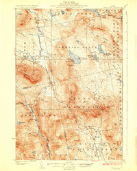 preview thumbnail of historical topo map of Somerset County, ME in 1928