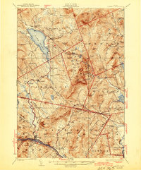 Download a high-resolution, GPS-compatible USGS topo map for Dixfield, ME (1944 edition)
