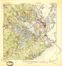 Download a high-resolution, GPS-compatible USGS topo map for Eastport, ME (1945 edition)