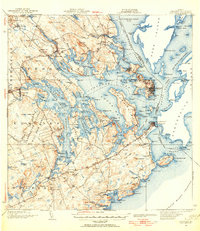 Download a high-resolution, GPS-compatible USGS topo map for Eastport, ME (1955 edition)
