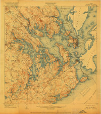 Download a high-resolution, GPS-compatible USGS topo map for Eastport, ME (1918 edition)