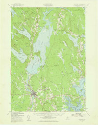 preview thumbnail of historical topo map of Ellsworth, ME in 1957