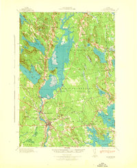 preview thumbnail of historical topo map of Ellsworth, ME in 1942