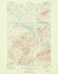 Download a high-resolution, GPS-compatible USGS topo map for First Roach Pond, ME (1954 edition)