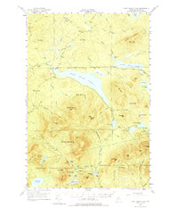 Download a high-resolution, GPS-compatible USGS topo map for First Roach Pond, ME (1979 edition)