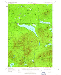 Download a high-resolution, GPS-compatible USGS topo map for First Roach Pond, ME (1963 edition)