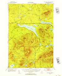 Download a high-resolution, GPS-compatible USGS topo map for First Roach Pond, ME (1954 edition)