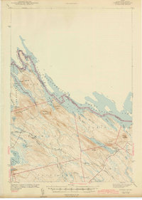 preview thumbnail of historical topo map of Washington County, ME in 1942