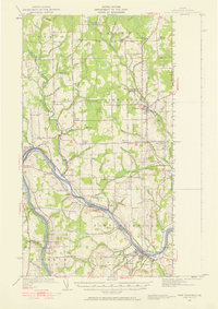 1951 Map of Caribou, ME, 1958 Print
