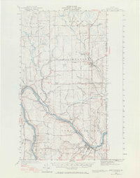 1951 Map of Caribou, ME, 1970 Print