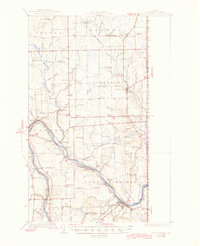 1933 Map of Caribou, ME, 1945 Print