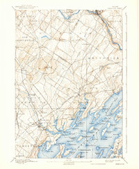 1892 Map of Freeport, 1939 Print