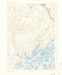 1892 Map of Freeport, 1943 Print