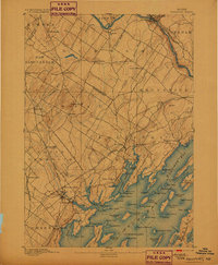 1892 Map of Freeport, 1899 Print