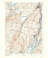 1892 Map of Gardiner, 1934 Print