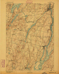 1892 Map of Gardiner