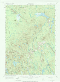 Download a high-resolution, GPS-compatible USGS topo map for Great Pond, ME (1972 edition)
