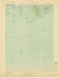 Download a high-resolution, GPS-compatible USGS topo map for Great Wass Island, ME (1921 edition)