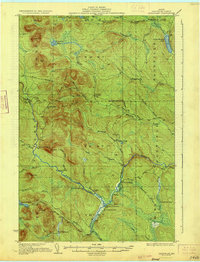 preview thumbnail of historical topo map of Aroostook County, ME in 1933
