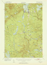 preview thumbnail of historical topo map of Piscataquis County, ME in 1951