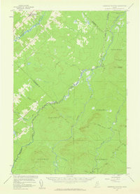 Download a high-resolution, GPS-compatible USGS topo map for Hardwood Mountain, ME (1960 edition)