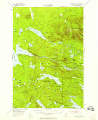 Download a high-resolution, GPS-compatible USGS topo map for Harrington Lake, ME (1958 edition)