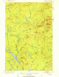 preview thumbnail of historical topo map of Aroostook County, ME in 1954
