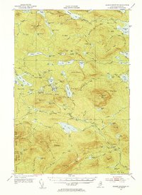 Download a high-resolution, GPS-compatible USGS topo map for Jo-Mary Mountain, ME (1953 edition)