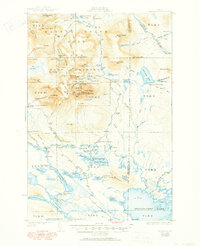 Download a high-resolution, GPS-compatible USGS topo map for Katahdin, ME (1950 edition)