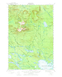 Download a high-resolution, GPS-compatible USGS topo map for Katahdin, ME (1967 edition)