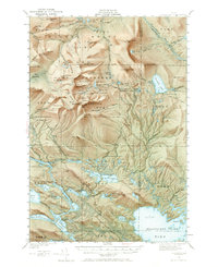 Download a high-resolution, GPS-compatible USGS topo map for Katahdin, ME (1967 edition)