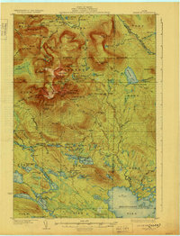 Download a high-resolution, GPS-compatible USGS topo map for Katahdin, ME (1930 edition)