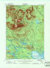 Download a high-resolution, GPS-compatible USGS topo map for Katahdin, ME (1987 edition)