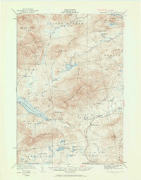 Download a high-resolution, GPS-compatible USGS topo map for Kennebago Lake, ME (1961 edition)