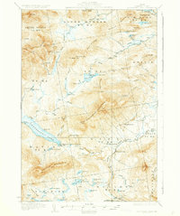 Download a high-resolution, GPS-compatible USGS topo map for Kennebago Lake, ME (1935 edition)